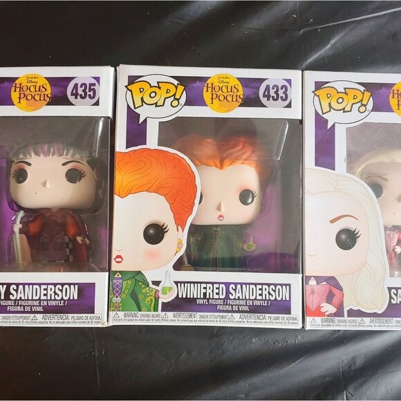 Funko POP Hocus Pocus 2018 First Edition Spirit Halloween Set BOX DAMAGE - Picture 1 of 5